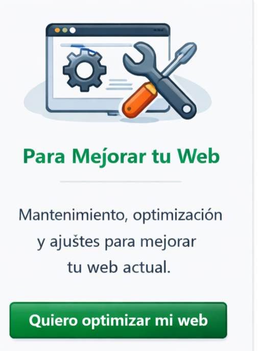 mejorar web